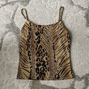 FREE WITH $15+ PURCHASE // Ginger G // Animal Print Top // Size M